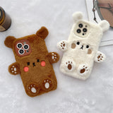Cute Bear Autumn Winter Cases For Samsung