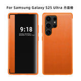 Plain leather anti-fall protective Case for Sumsung Galaxy