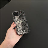 Simple and stylish three-color snake pattern Case for iPhone