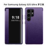 Plain leather anti-fall protective Case for Sumsung Galaxy