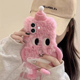 Cute Pink 3D soft Case For iPhone