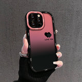Gradient Matte Case for iPhone – LOVE YOU & LUCKY Smiley Designs
