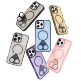 360°stand Matte Surface Bracket Shell magnetic Case For iphone