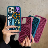 Personalized creative DIY puzzle decompression puzzle board Case for iPhone