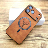 Luxury PU Leather Deer Case For iPhone
