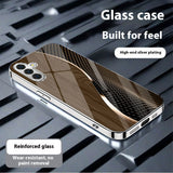 Wood Grain Curve Pattern Phone Case For Samsung