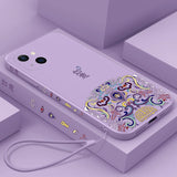 Chinese Style Liquid Ultra-thin Silicone Case for iPhone