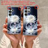 lotus-themed shockproof Case for Samsung