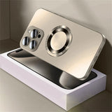 Frosted Glass Magnetic Wireless Charging Plain Case For iPhone