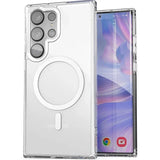 Magnetic Shockproof Clear Case for Samsung Galaxy