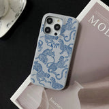 Personalised Customized Name Glitter Leather Case For iPhone