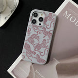 Personalised Customized Name Glitter Leather Case For iPhone