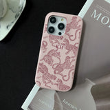 Personalised Customized Name Glitter Leather Case For iPhone