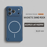 Magnetic PC Matte Frosted Frameless Case For iPhone
