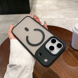 Full Camera Anti-knock Anti-fingerprint Shell Magnetic Case For iPhone