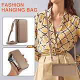 Crossbody Zipper Wallet with Card Holder Case for IPhone