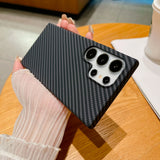 luxury Carbon fiber phone case for Samsung