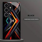 Esports-style red striped Hub-pattern protective case For Samsung