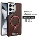 360° Rotating Bracket Leather Phone Case for Samsung Galaxy