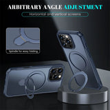 Magnetic Stand Anti-slip Bumper Phone Case For iPhone