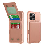 Leather Wallet Card Holder Phone Case For iPhone