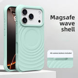 Water Ripple Silicone Magnetic Soft Shockproof  Case For iPhone