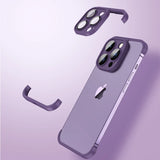 Metal Corner Frameless Bumper Shockproof Case for IPhone