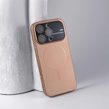 Luxury Slim Matte Large Window Case for iPhone