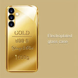 Electroplated Gold phone case For Samsung Galaxy S26