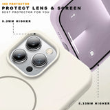 Magnetic Shockproof Silicone Wireless Charge Phone Case for iPhone