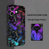Blackface Clown Silicone Case For iPhone