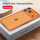 Aviation Aluminum Alloy Frame Bumperr Case For iPhone