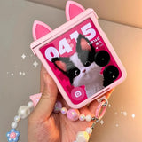 Japan Korean Cute Pink Candy Bracelet Hinge Protective Case For Samsung Z Flip