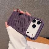 Honeycomb Heat Dissipation Wireless Charge Case for iPhone