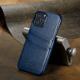 Card Holder Slots Pockets Stand Flip Leather Back Wallet Case For iPhone