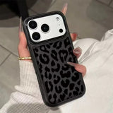 Leopard print Shockproof Silicone Bumper Soft  Case For iPhone