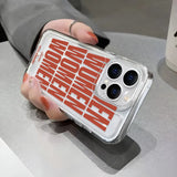 Luxury Women Simple Clear Case For iPhone