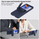 Wallet Card Insertion Folding Phone Case for Samsung Galaxy Z Flip