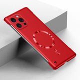 Metal Painting Frameless  Magnetic Case For iPhone