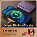 Magnetic Anti-Theft Detachable Leather Case For iPhone