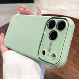 Large Window Silicone Soft Case For IPhone
