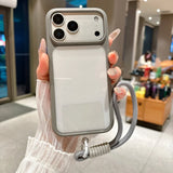 Intelligent Camera Touch Button Crystal Clear Phone Case for iPhone