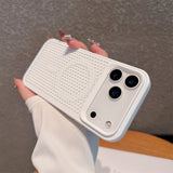 Honeycomb Heat Dissipation Wireless Charge Case for iPhone