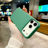 Bright Fluorescent Liquid Silicone Soft Case For iPhone