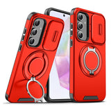 Folding Bracket Slide Magnetic Phone Case For Samsung