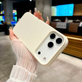 Bright Fluorescent Liquid Silicone Soft Case For iPhone