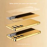 Electroplated gold new phone case for Samsung Galaxy S26
