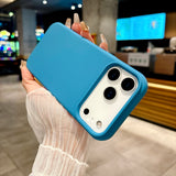 Bright Fluorescent Liquid Silicone Soft Case For iPhone