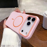 Luxury Magnetic Matte Soft Phone Case For  iPhone