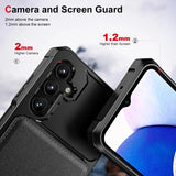 Ultra Shockproof Card Holder Magnetic Case For Samsung Galaxy